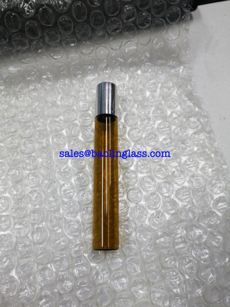 10ml Roller Ball Bottle Amber Glass for Essence Cream Essential Oils Perfume
