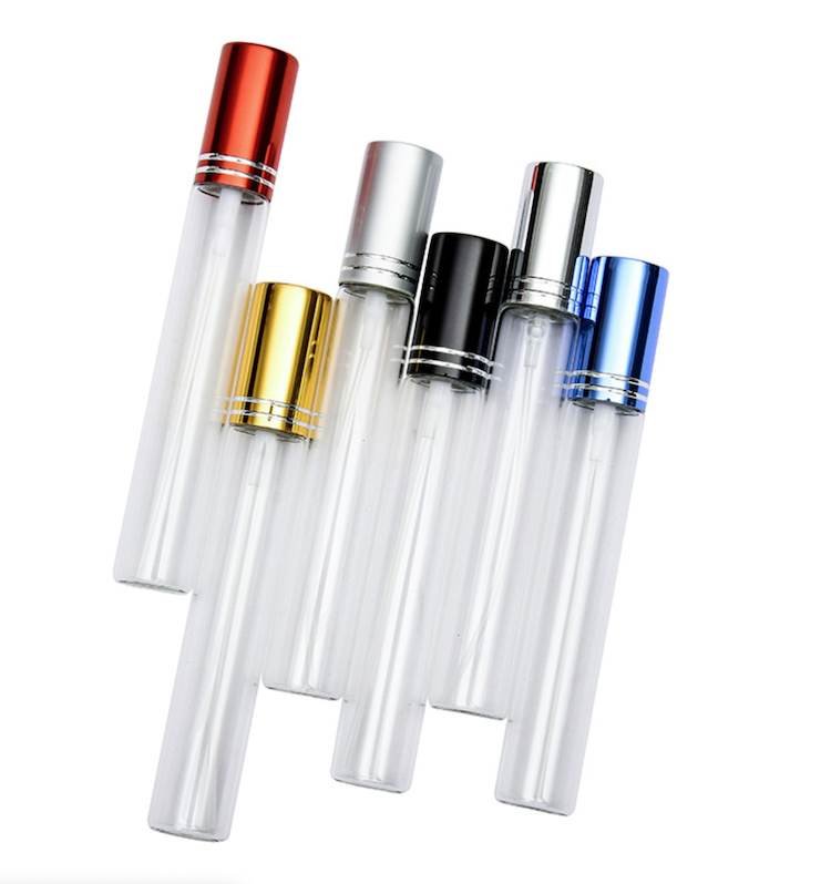 10ml/0.33oz Empty Refillable Essential Oil Glass Roll-on Bottles Perfume Vial Sample