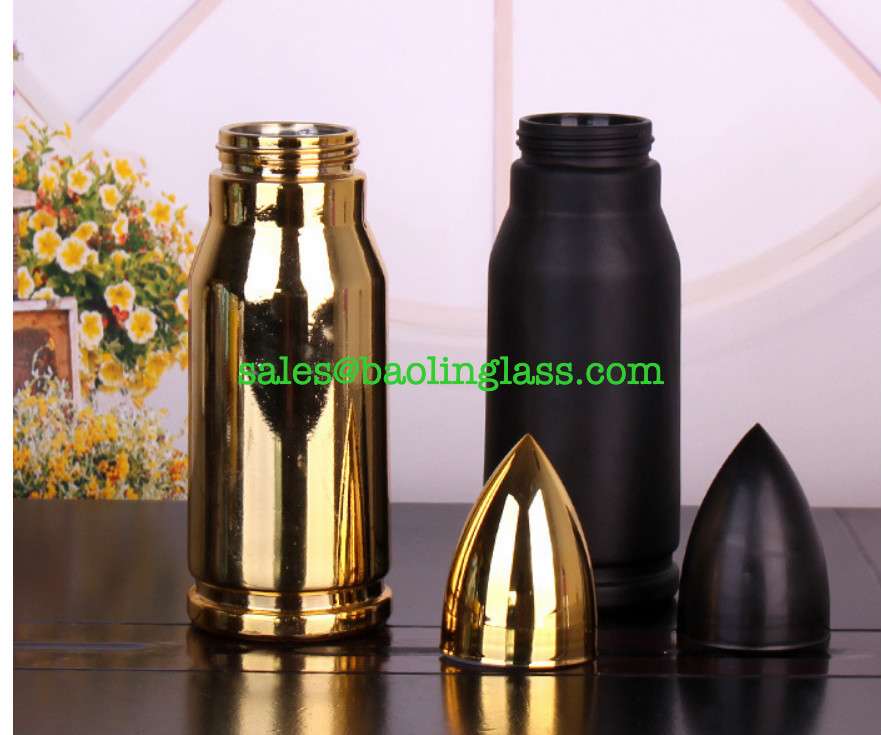 500ml flint glass bullet bottle
