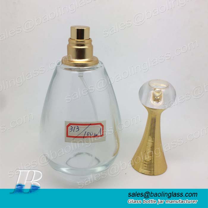 30ml 50ml 100ml Empty Dior bowling shape perfume glass bottle