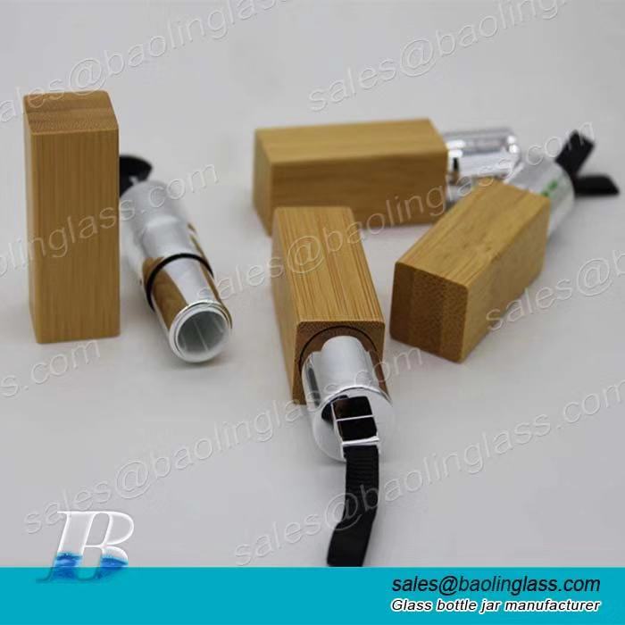 Natural bamboo lipstick holder/tube/container