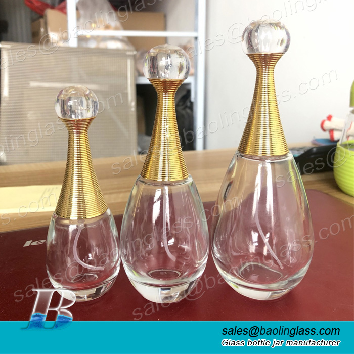50ml 100ml Perfume Atomizer Refillable Spray Empty Perfume Glass Bottle