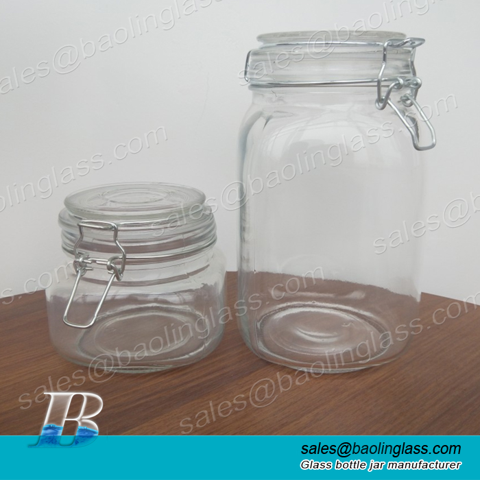 Airtight Glass Canister Food Storage Jar