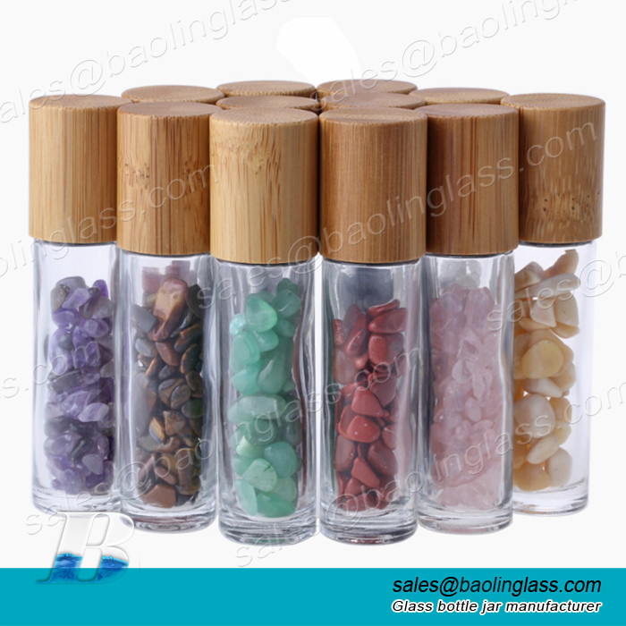 10ml Gemstone Essential Oil Roller Bottles