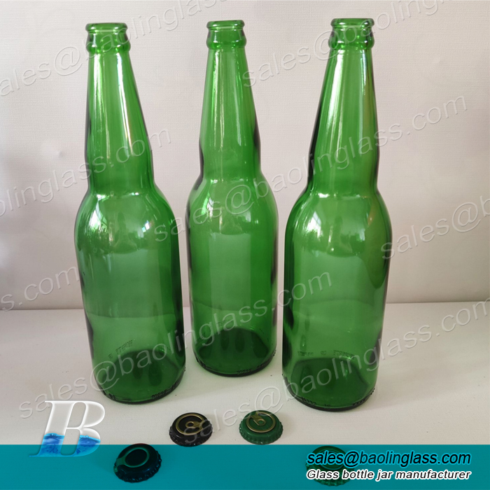 500ml 600ml cheap beer glass bottles