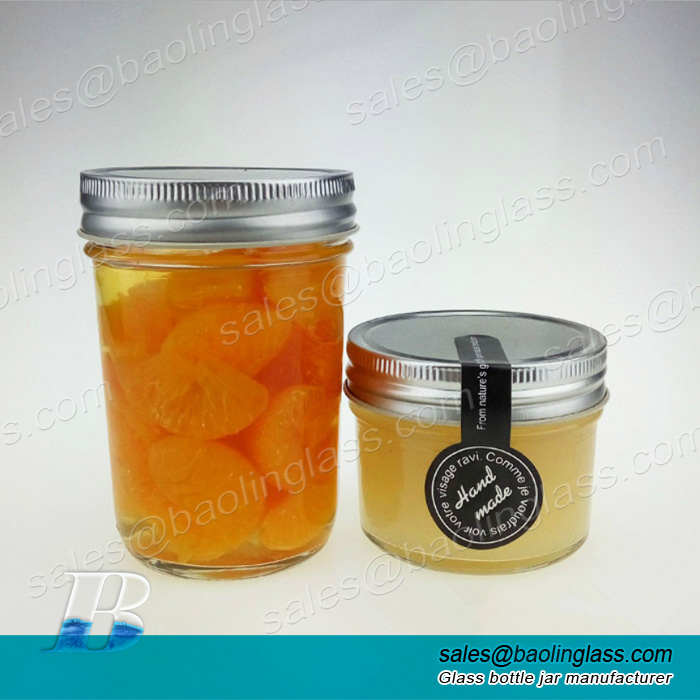 Empty glass canning pickles jar storage glass jar wholesale