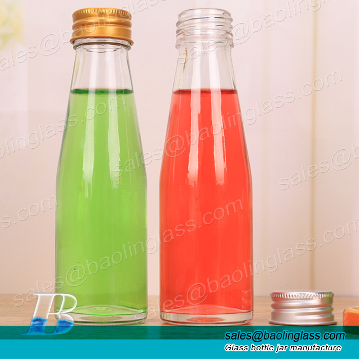 100ml Juice Containers Glass Water Beverage Bottles