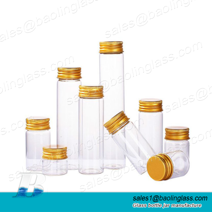 Empty Test Tube Transparent Clear Bottles Glass Bottles