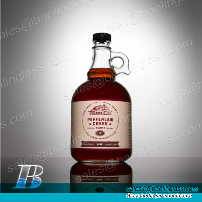 250ml 500ml 1000ml Exquisite Gallone Bottle Maple Syrup Glass Bottle