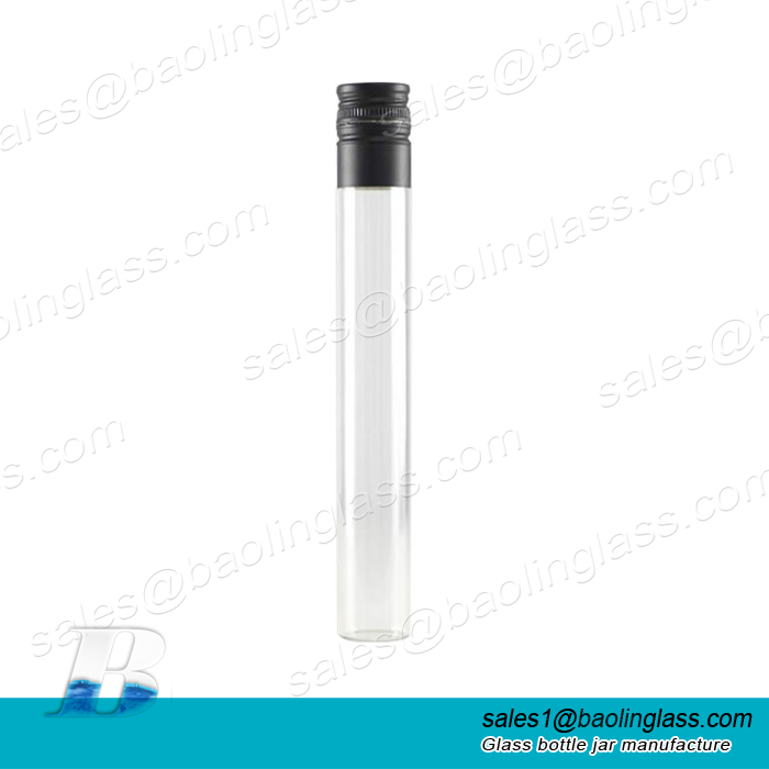 100ml Clear Tube Glass Bottle