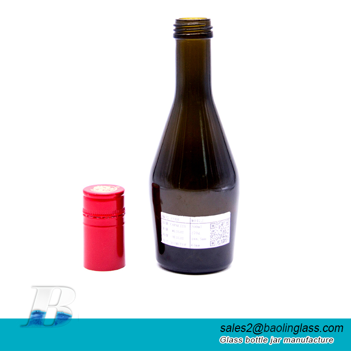 187ml glass red wine beer drink drop storage bottle