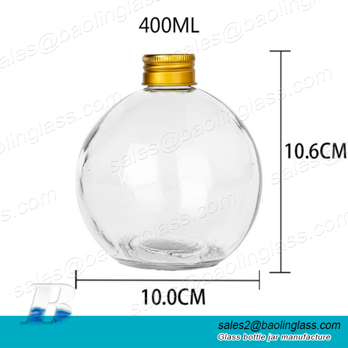 250ml 500ml clear glass juice bottle fruit wine kombucha packaging glass bottle