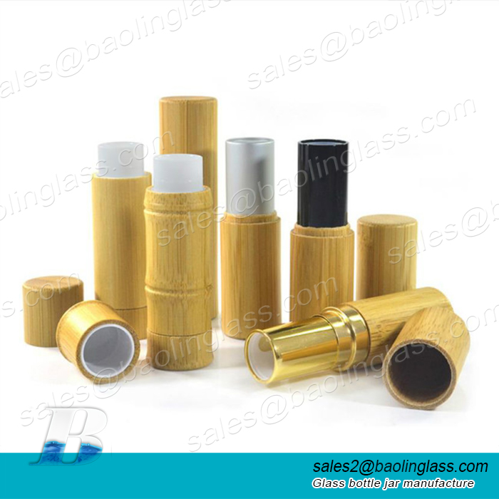 5ml Empty Wooden Bamboo Lipstick Lip Balm Tube