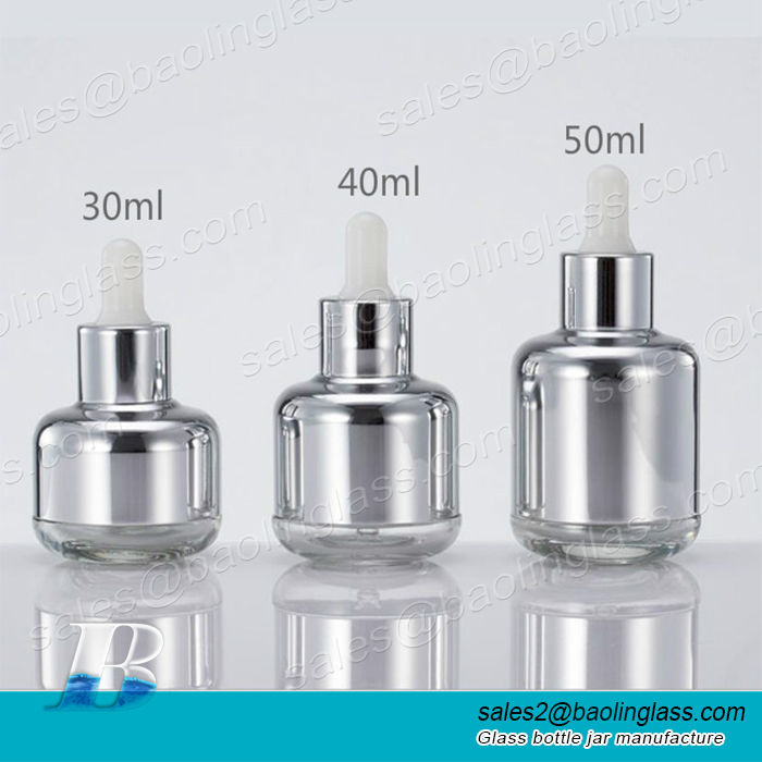 China Supplier 15ml 30ml  perfume Refined oil glass dropper bottles
