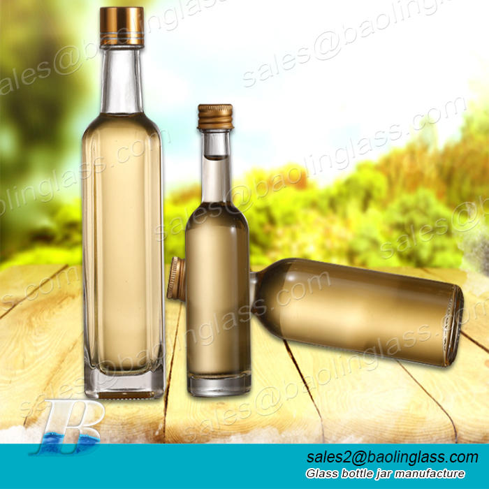 250ml 500ml botellas para aceite oliva cuadra o redonda