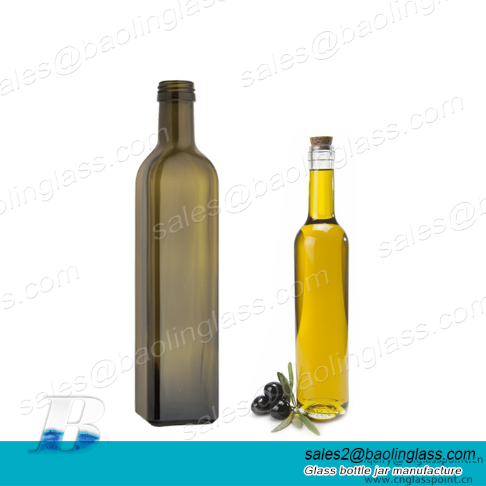 In stock 50ml 100ml extra flint olive oil glass bottle screw top bottle cork stopper mini vodka whisky olive oil bottle