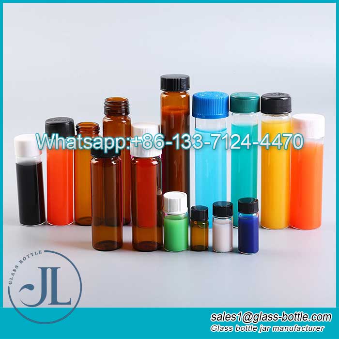 5ml Glass Sealed Bottle with Screw Cap tube glass vials sample bottle