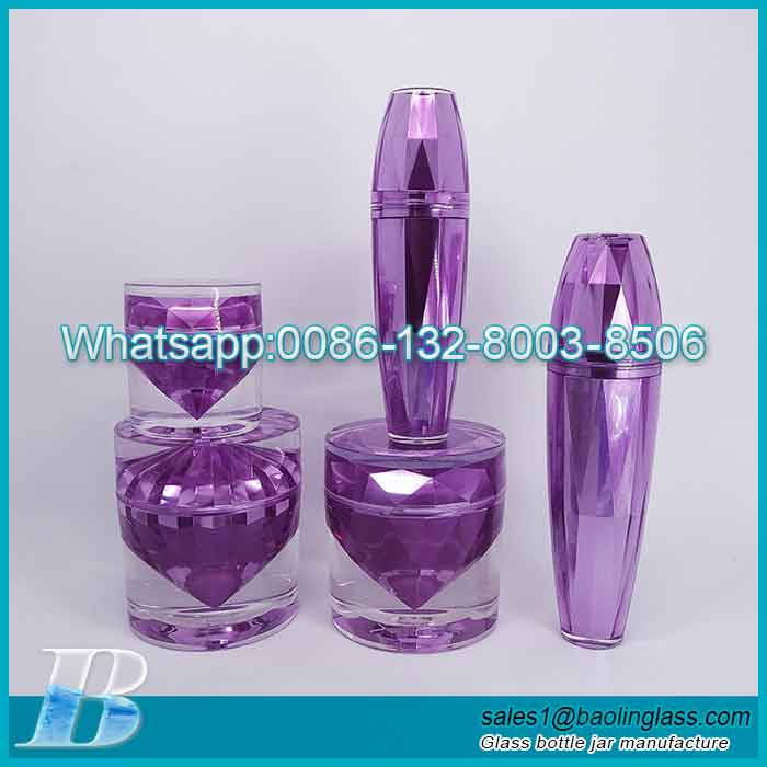 30g 50g Empty Diamond Crystal Acrylic Bottle / jar