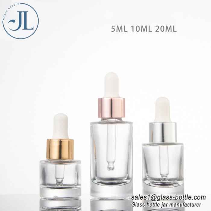 5ml 10ml 20ml serum sample dropper essential oil glass bottle