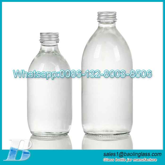 16 Oz Empty Juice Glass Bottles with Lids for Homemade Juices, Water, Smoothies, Kombucha, Beverages