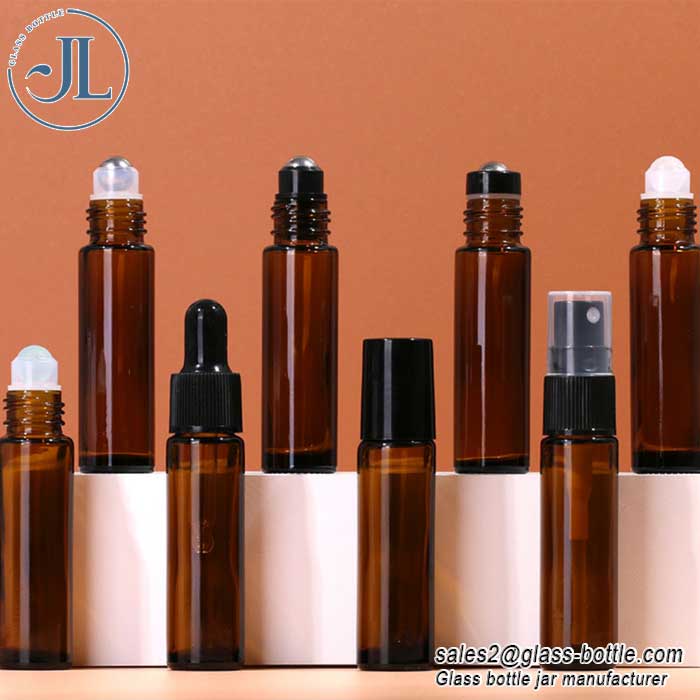 Amber Glass Roller Bottles Wholesale