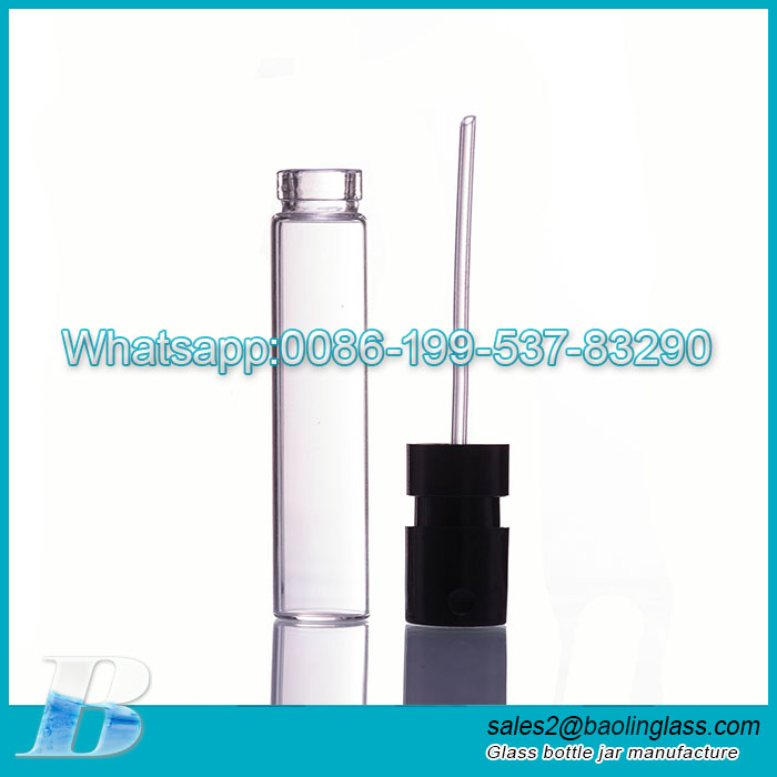 Best selling 1.5ml 2ml sample empty glass refillable perfume spray bottle
