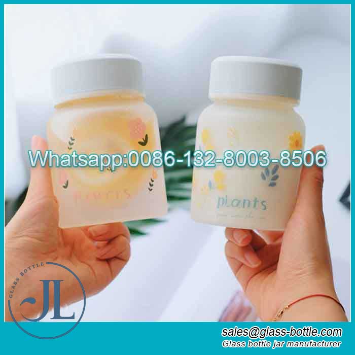 Cute Mini Portable Flowers Water Bottle for kids