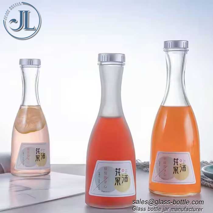 Glass beverage juice containers wholesale factory