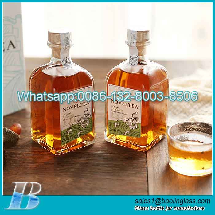 2021new 250ml square whisky bottle