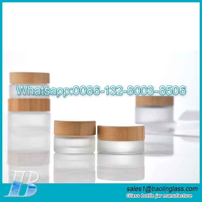 Supply Natural Bamboo Lids Cosmetic Cream Jar 50g 100g Manufacturer