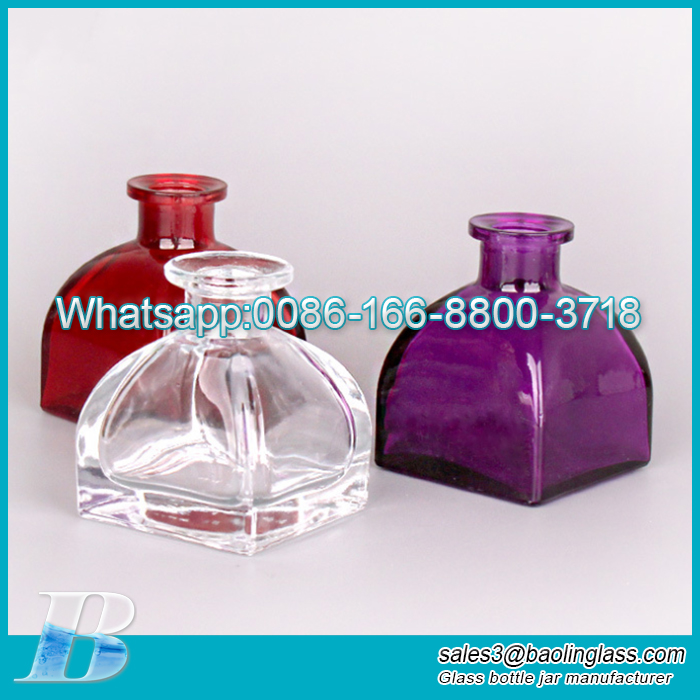 50ml Oblique shoulder square aromatherapy bottle