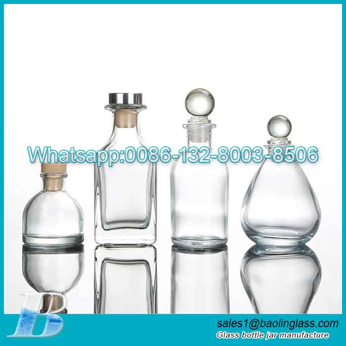 Clear Glass Various Types of Aromatherapy Bottles Jar
