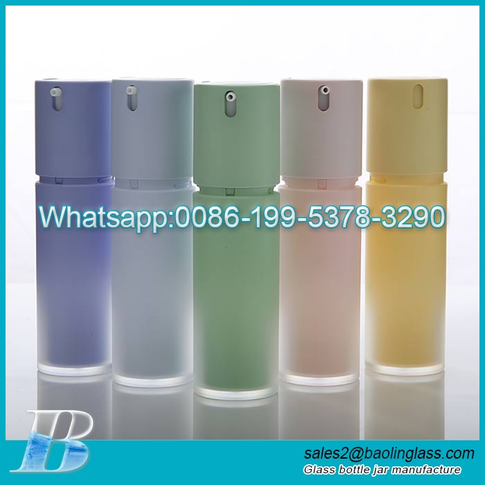 30ml Plastic Airless Cream Jar Skin Care lotion Multi-Colored Exquisite for cream packing