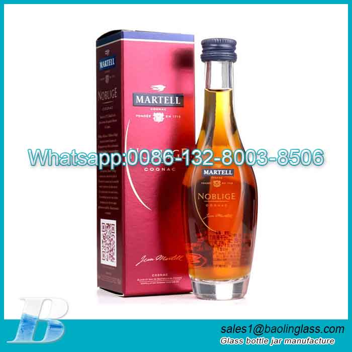 50ml Sample Martell Noblige Rare Cognac Mini Glass Bottle