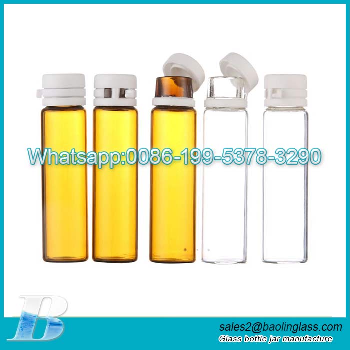 High Quality 10ml  Amber Round Glass Pharma Oral Liquid Vials