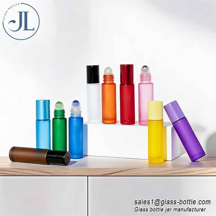 10ml Colored Frosted Essential Oil Roller Bottle Wholesale