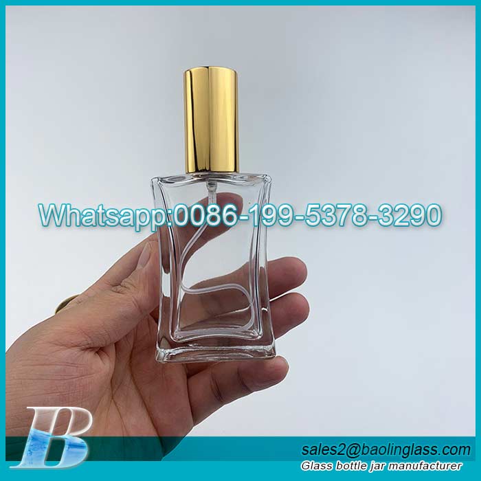50ml Refillable Empty Glass Perfume Bottle Recycle