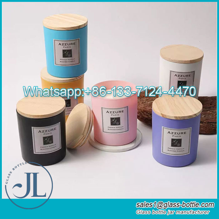 Clear Glass Candle Jars with Airtight Lids