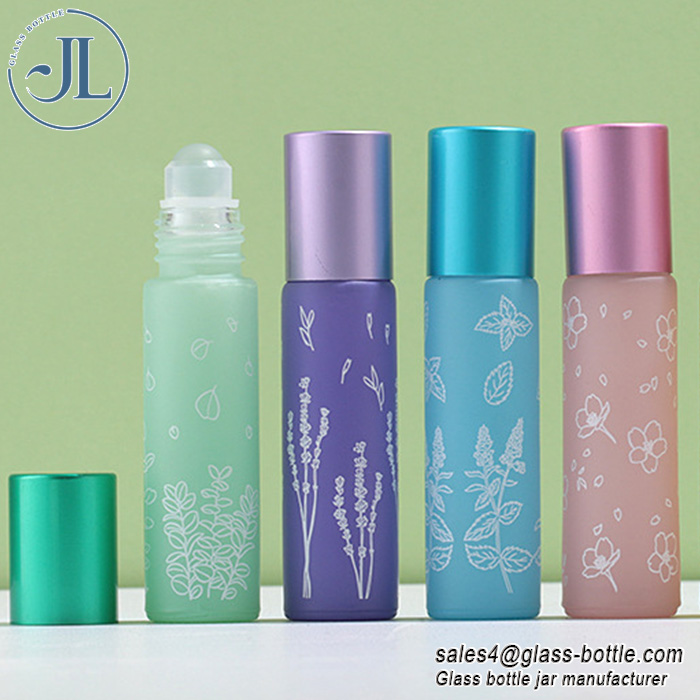 Colorful Printing Roll On Glass Container Roller Ball Tube Manufacturer
