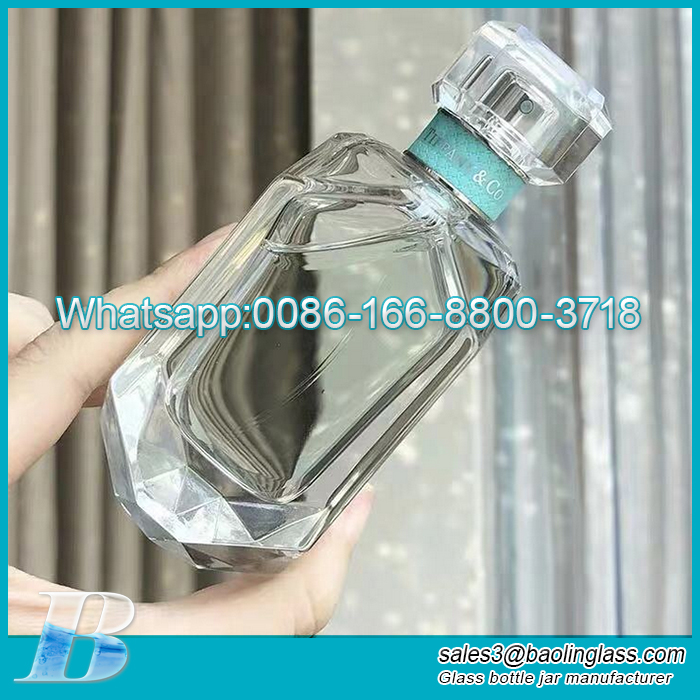 50ml 100ml In stock high transparent glass classic type perfume bottle with spray mist