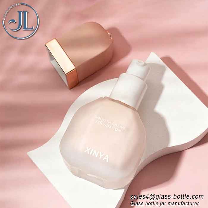 Luxury 30ml Unique Shaped Sun Cream Jar Manufacturer