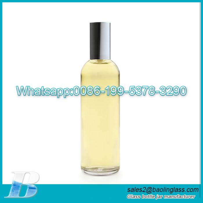 100ml High quality Cylinder glass perfume bottle