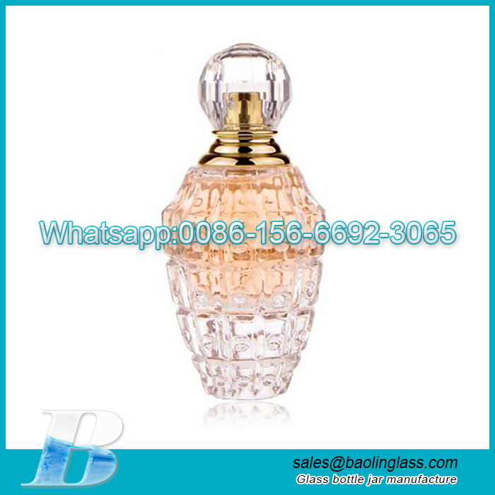 30ml 50ml Grenade Shape Portable Crystal Glass Atomizer