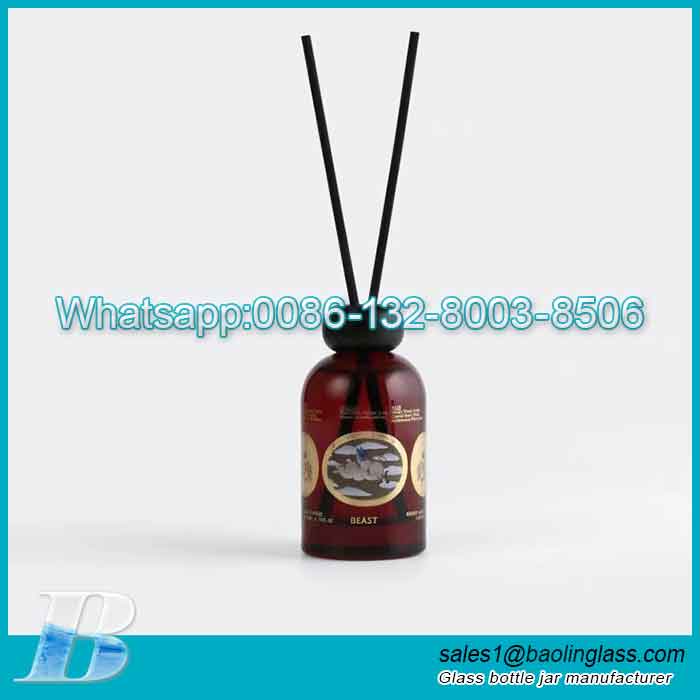 Red Color Reed Diffuser Bottle Empty 200ml/6.7oz