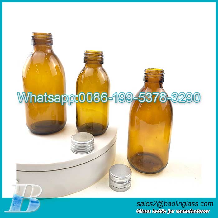 125ml 200ml 250ml Amber Pharmaceutical Amber Bottle for Oral Liquid
