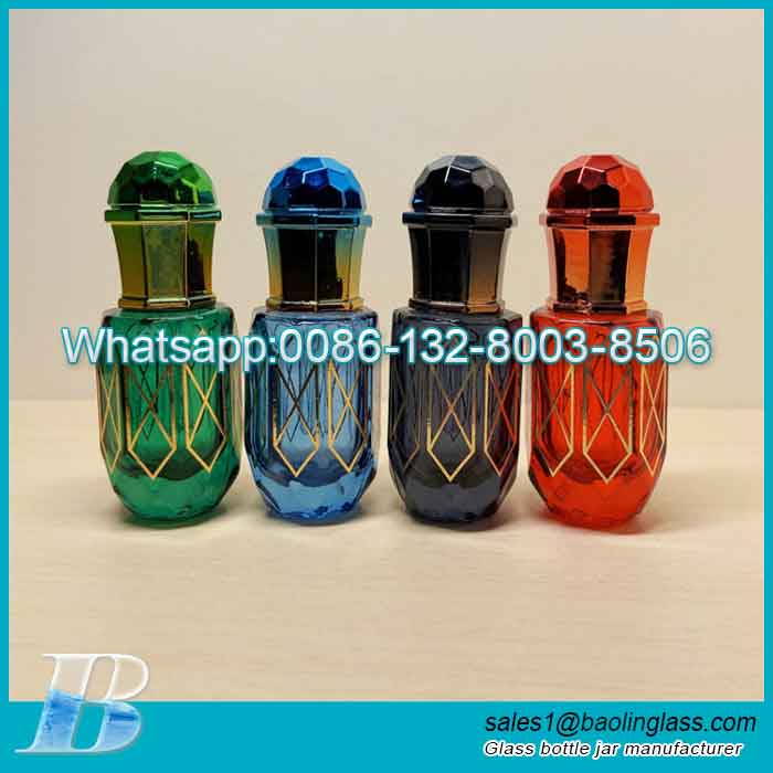6ml Color Arabic Perfume Oud Oil Roll On Essential Oil Attar Bottle