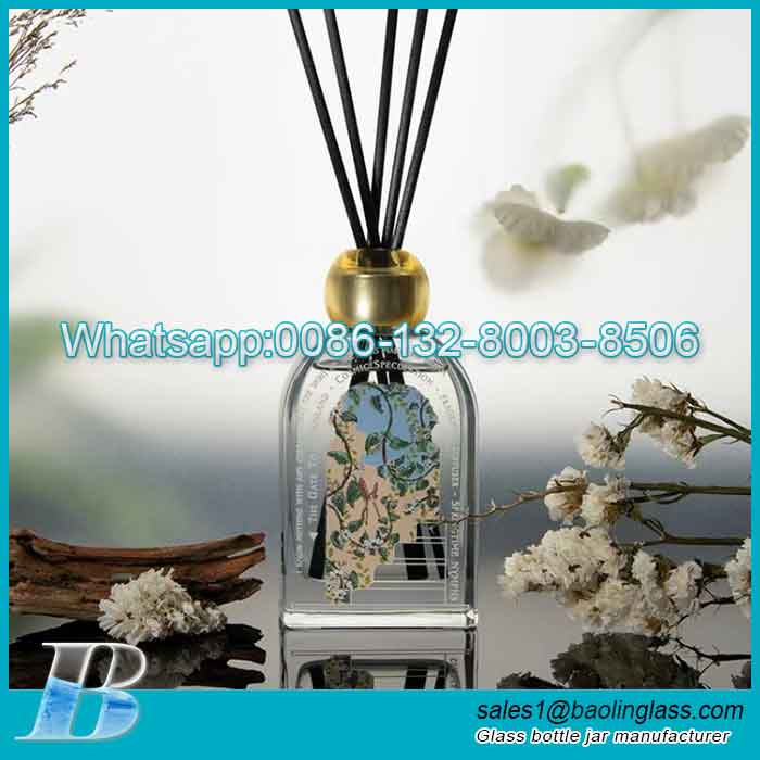 Wholesales 5.7 oz Empty Clear Glass Fragrance Diffuser Bottle