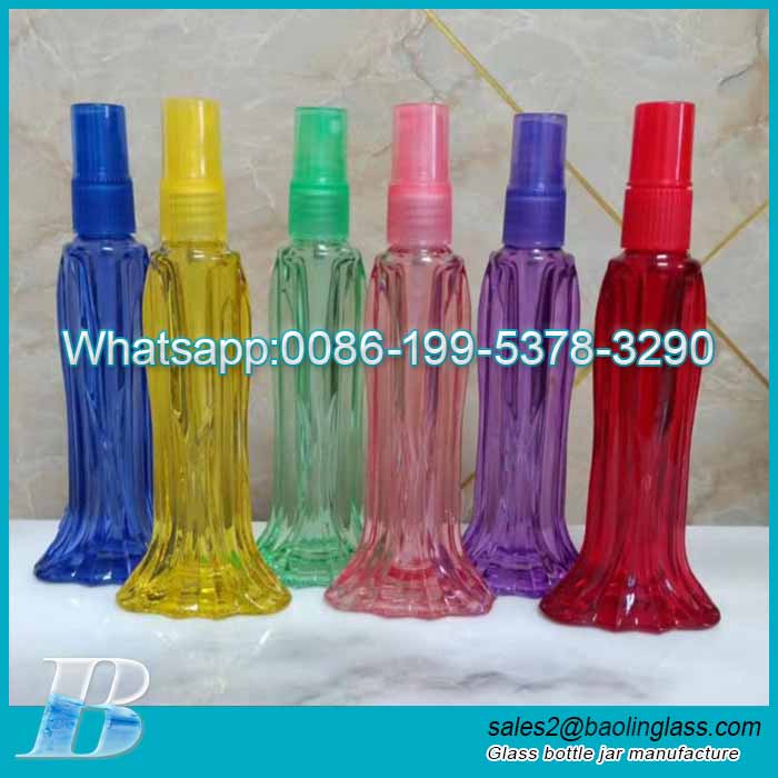 18ml Colorful glass bottling fishtail perfume bottle