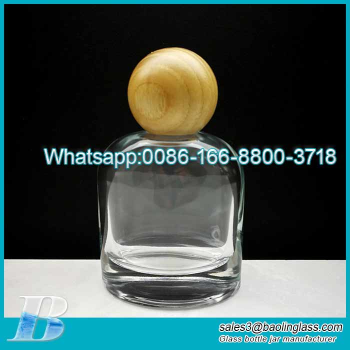 30ml Crystal White Transparent Glass Perfume Bottle Wholesale