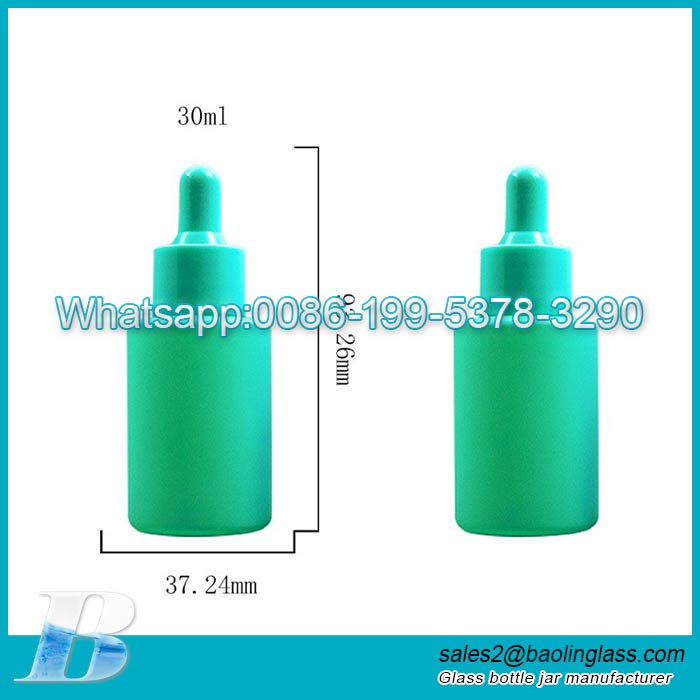 1oz Glass dropper bottles refillable home & travel Bottle